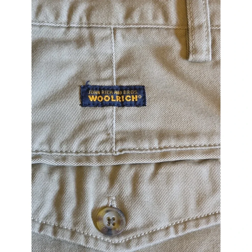 Woolrich Pants Mens 36x30 100% Cotton‎ Nomad Midweight Canvas Khaki Beige Chino